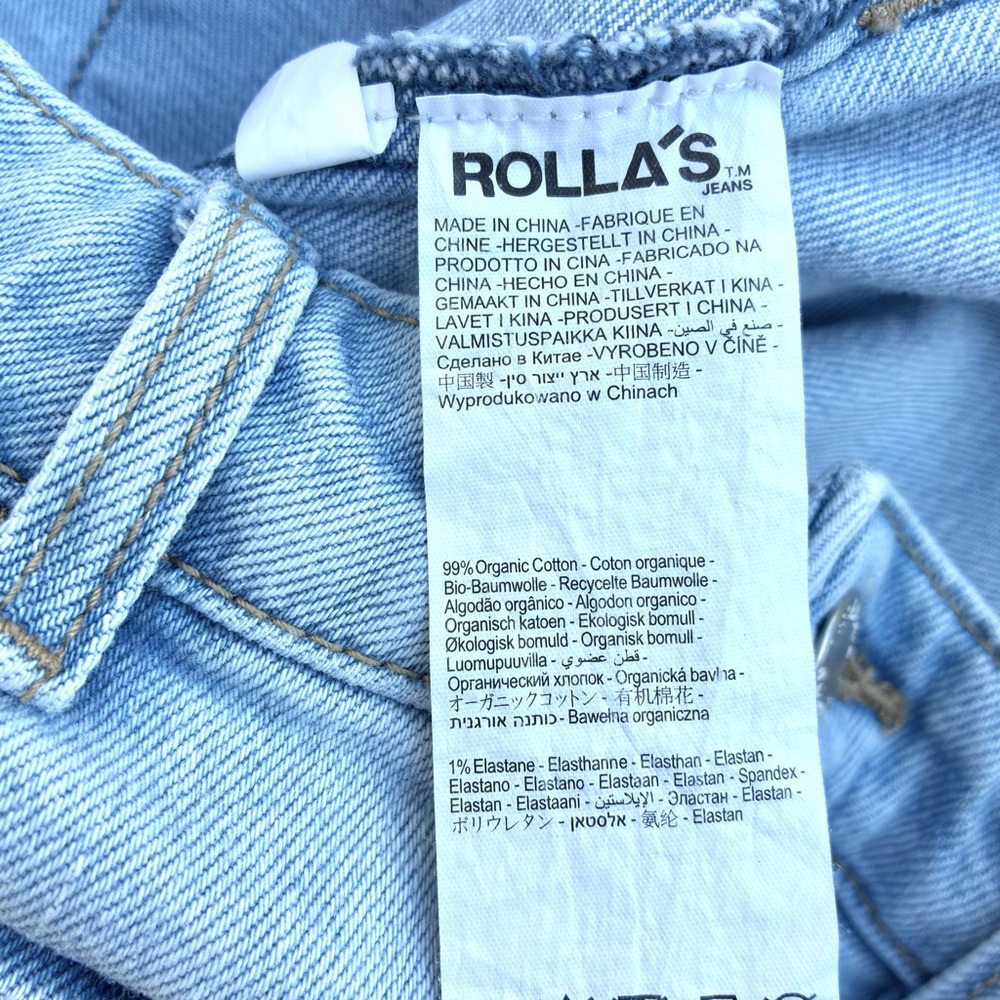 Rolla’s EUC High Rise Wide Leg Jeans Sz 33 - Picture 9 of 10